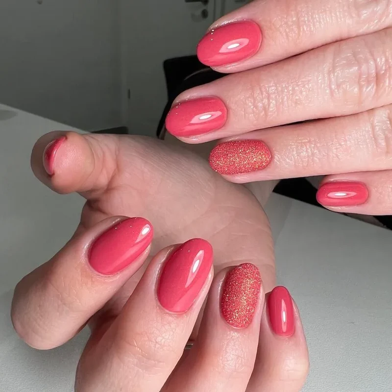 #945 EFFEKT Farbgel 5ml Pink mit pinkem Schimmer