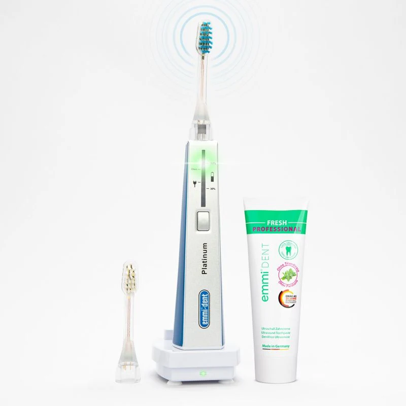 emmi-Dent Ultraschallzahnbürste Platinum Blau