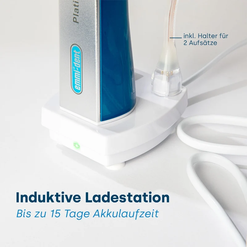 emmi-Dent Ultraschallzahnbürste Platinum Blau