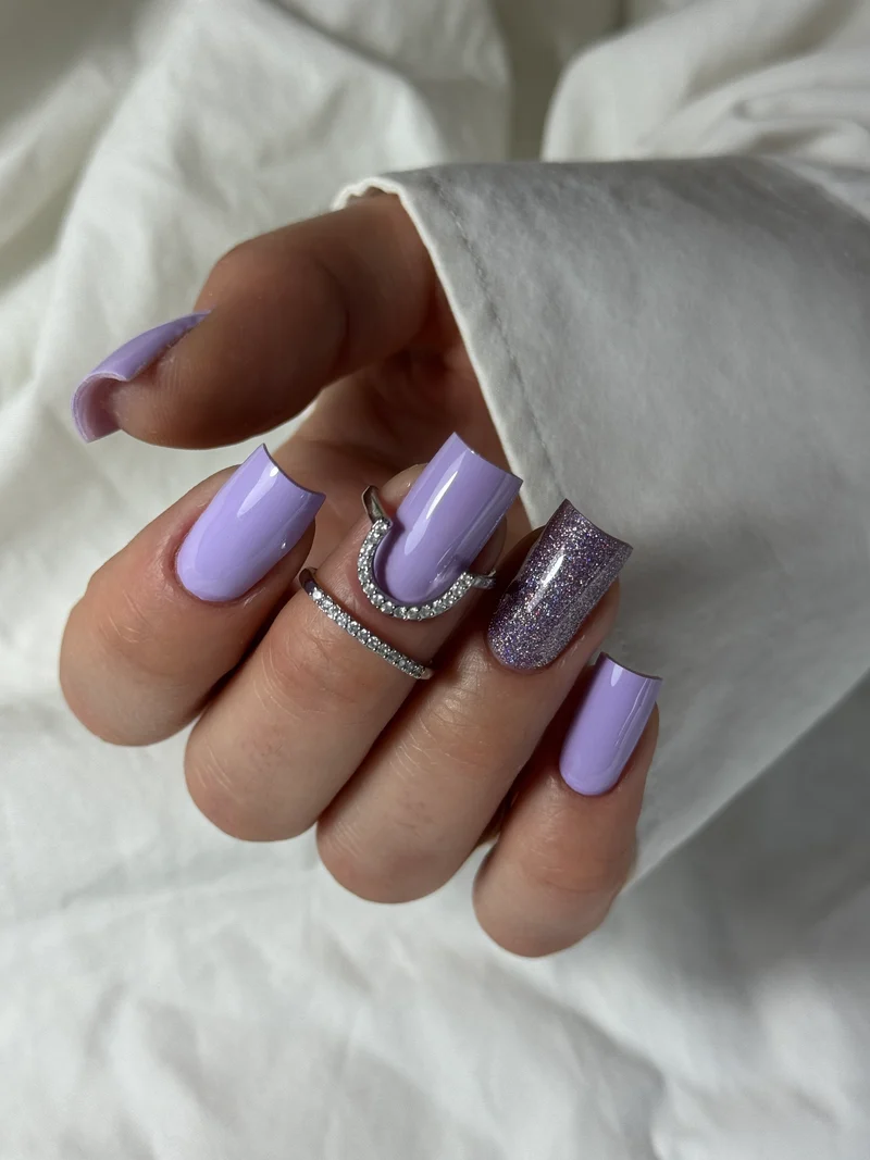 Glitter Gel Polish # 39 Lilac Blush (12ml) TPO-free