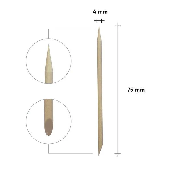 Rosenholzstäbchen 7,5 cm 100 Stück STALEKS