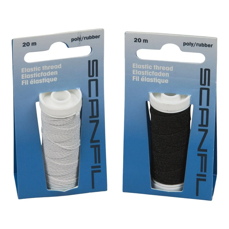Scanfil Elastikfaden - Weiß - 20 m