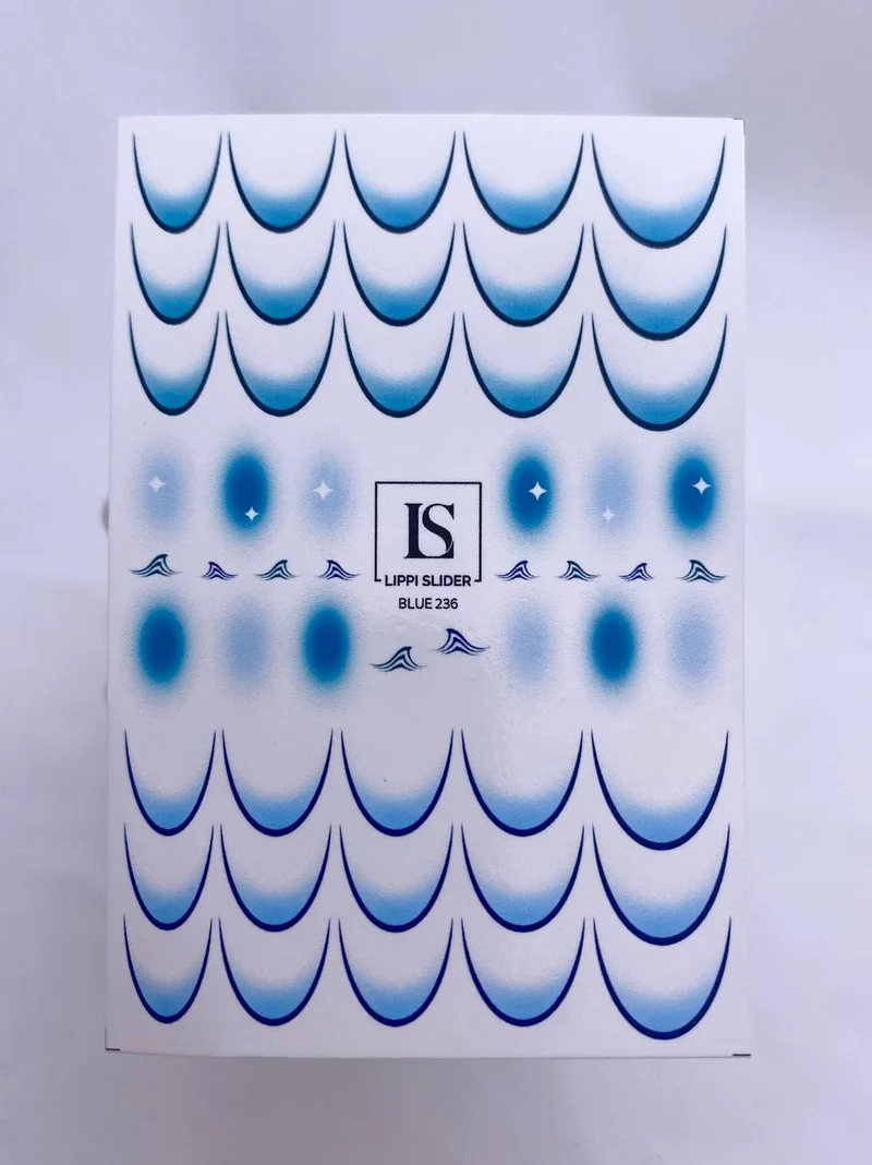 Slider "Blue" 236 (Wasserlösliche Aufkleber) von Lippi Slider