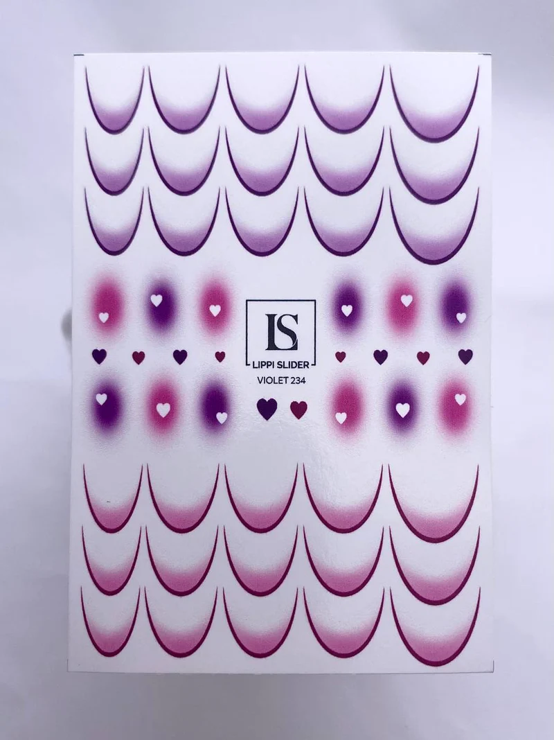 Slider "Violet" 234 (Wasserlösliche Aufkleber) von Lippi Slider