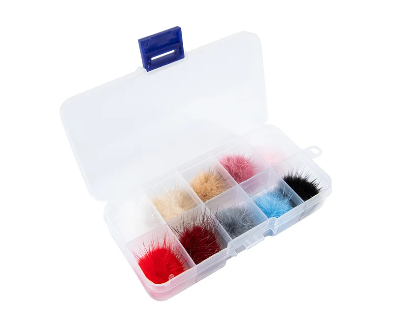 Magnetische Kunstpelzbälle 10 Farben