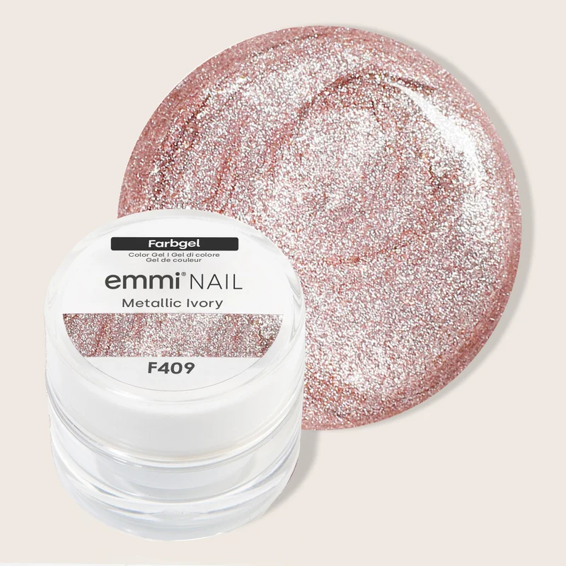 Farbgel Metallic Ivory 5ml | F409
