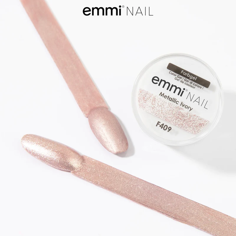 Farbgel Metallic Ivory 5ml | F409