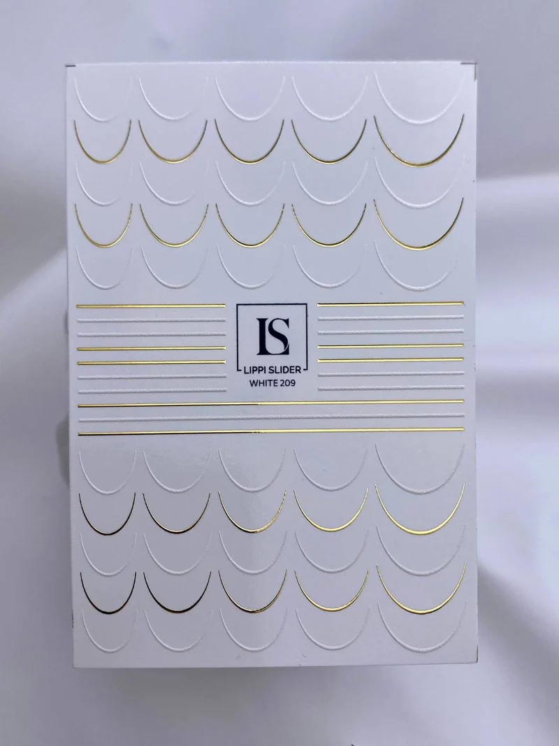 Slider "White" 209 (Wasserlösliche Aufkleber) von Lippi Slider