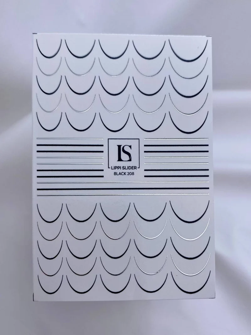 Slider "Black" 208 (Wasserlösliche Aufkleber) von Lippi Slider