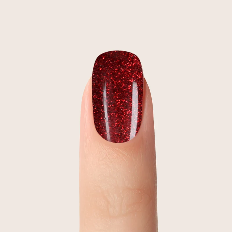 Glitter Farbgel Magical Red 5ml | F441