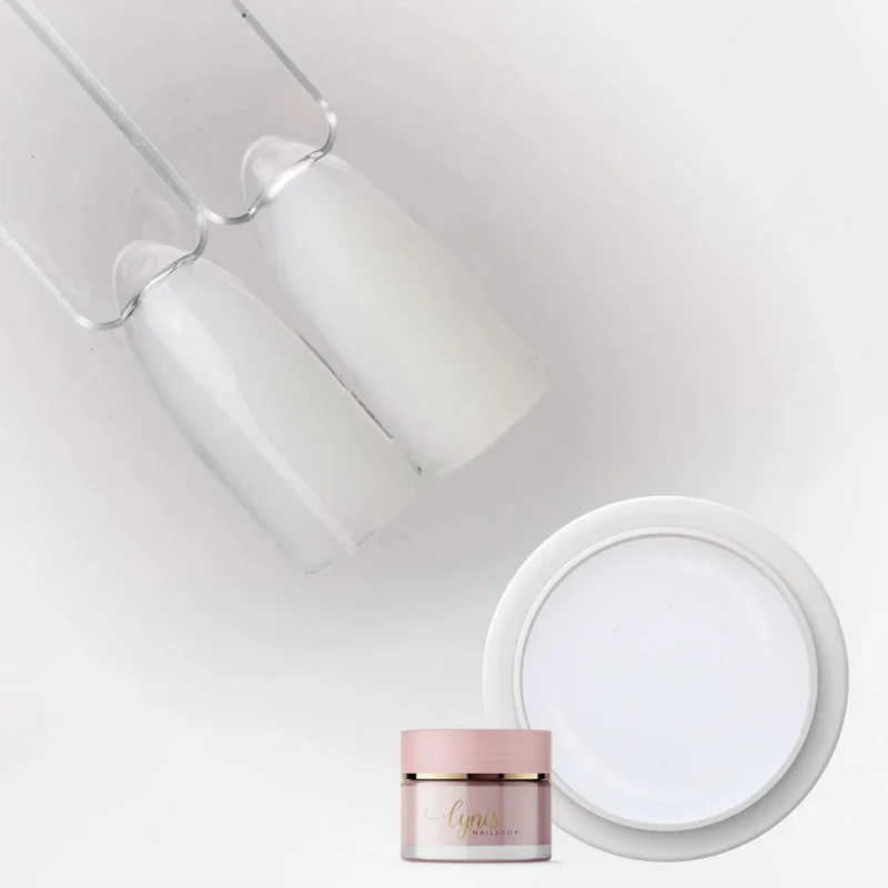 Milky White - NO FILE Builder Gel (15ml, 50ml) LYNIS NAILS