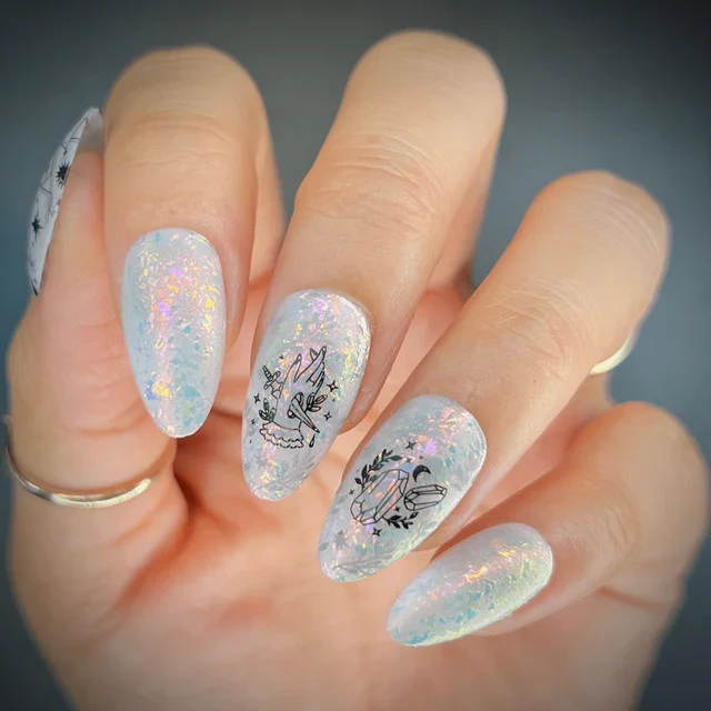 Maniology nail stamping plate m365 Anesayart Magical Tarot