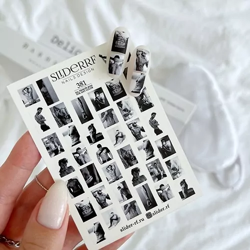 Slider.RF Fashion men nail decals / sliders 381
