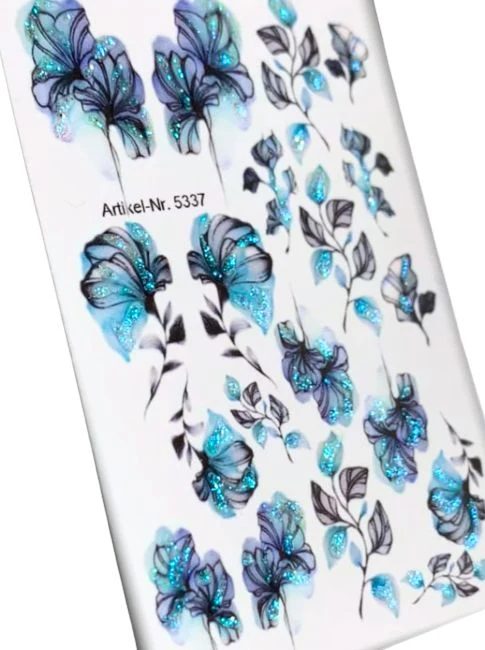 INKVICTUS flower nail decals / sliders 5337