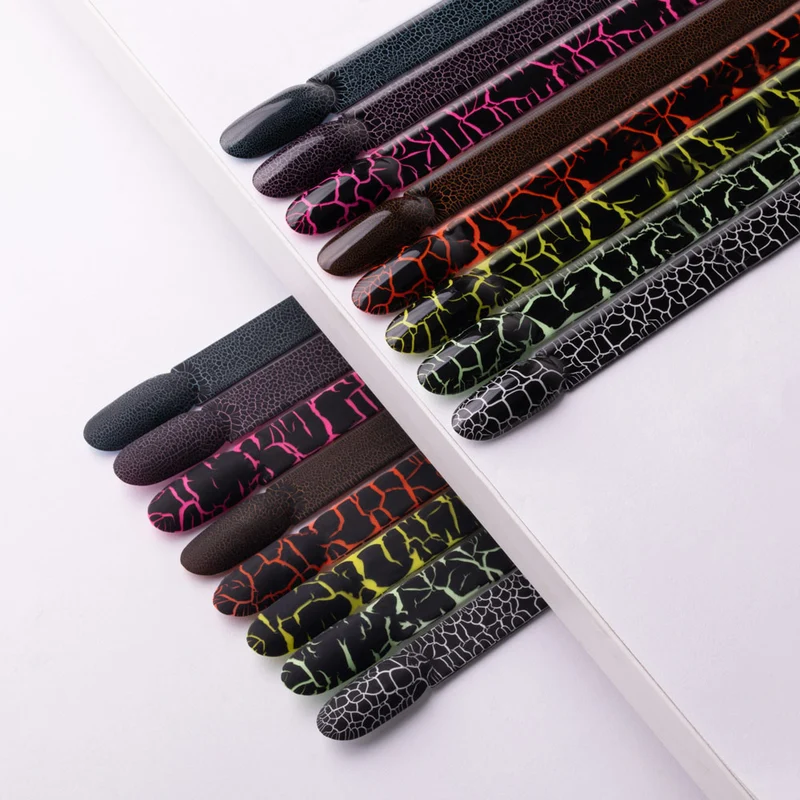 158 Black - Crackle Gel Polish OHNE HEMA 8ml MOLLY Nails