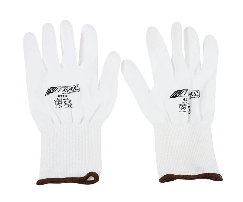 Nylonhandschuh Weiß Gr. L, 1 Paar