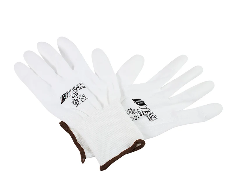 Nylonhandschuh Weiß Gr. L, 1 Paar
