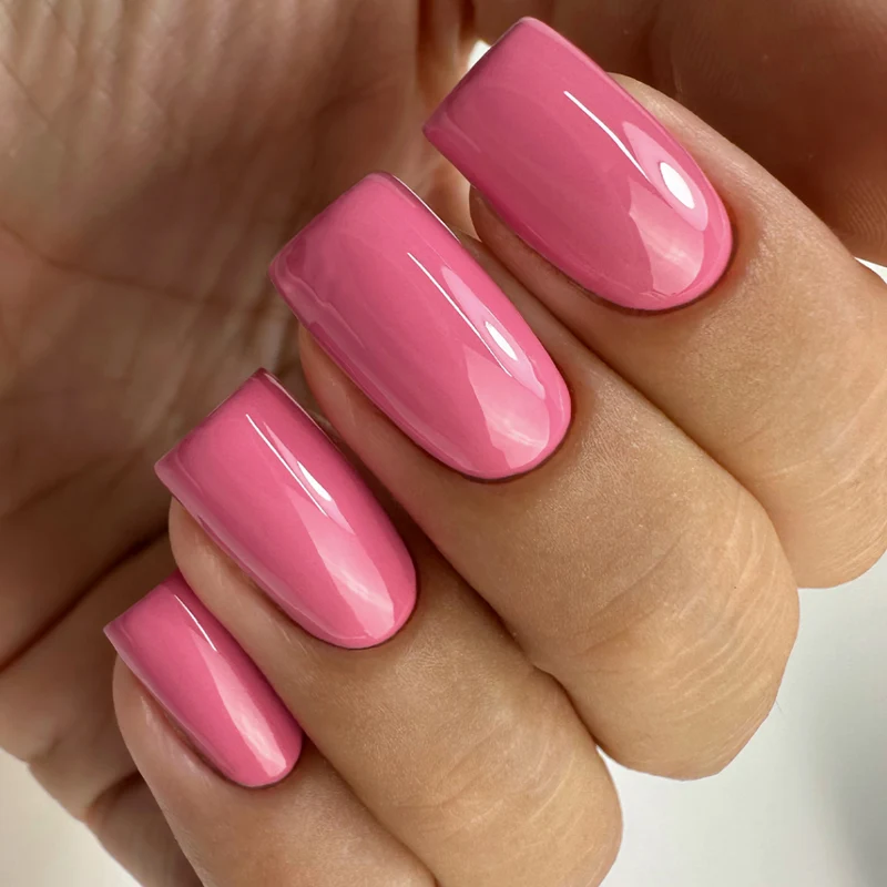 PNB pink gel nail polish 379 Sensual Peony