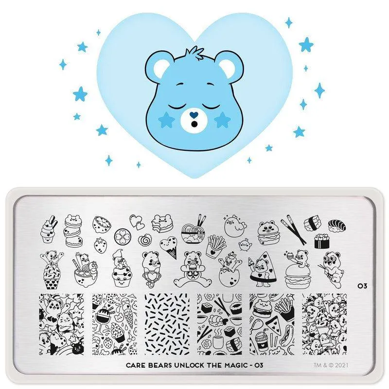 MoYou-London Stamping Schablone Care Bears 03