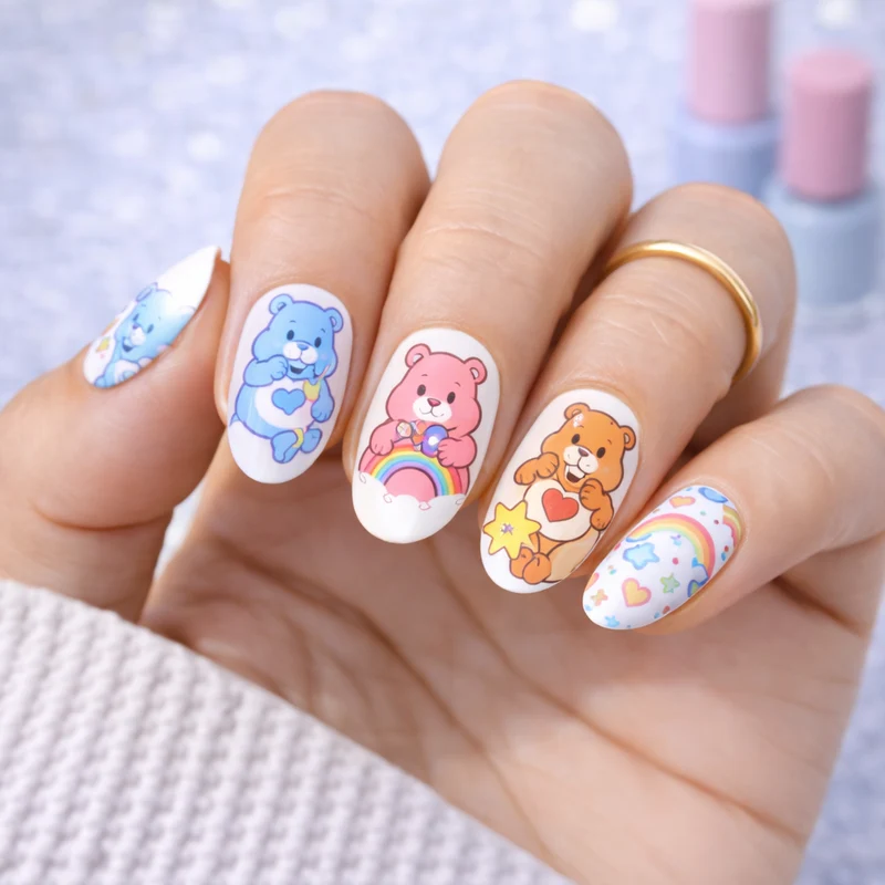 MoYou-London Stamping Schablone Care Bears 03