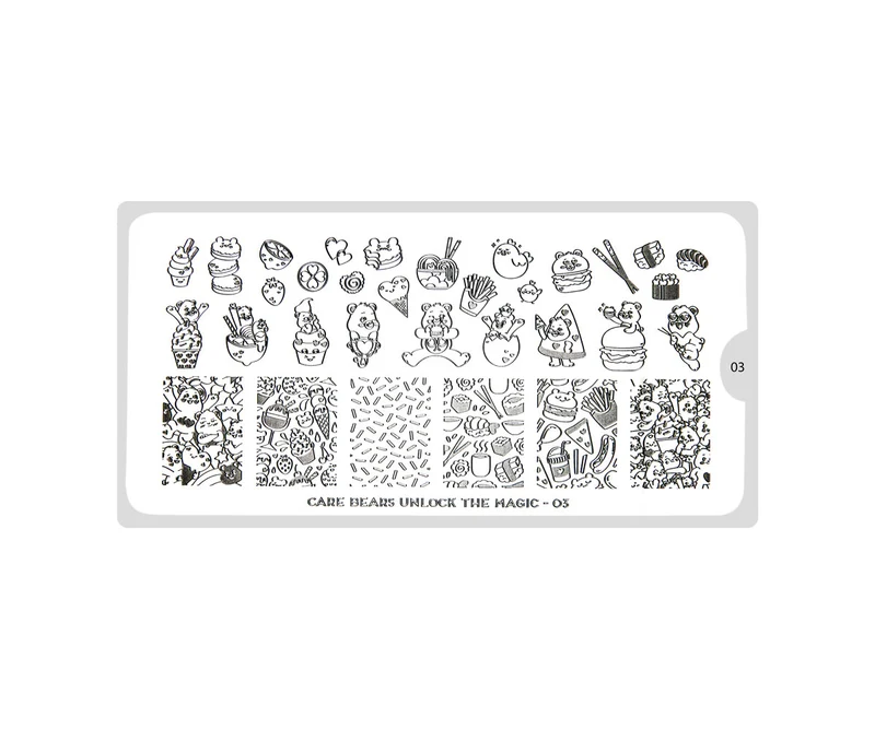 MoYou-London Stamping Schablone Care Bears 03