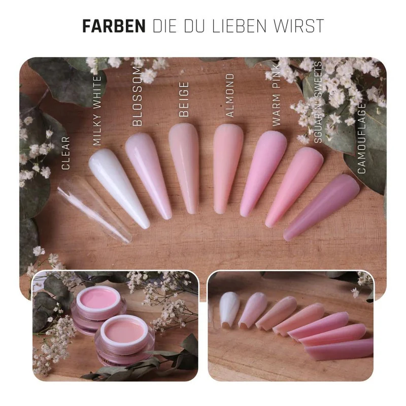 Warm Pink - NO FILE Builder Gel (15ml, 50ml) LYNIS NAILS