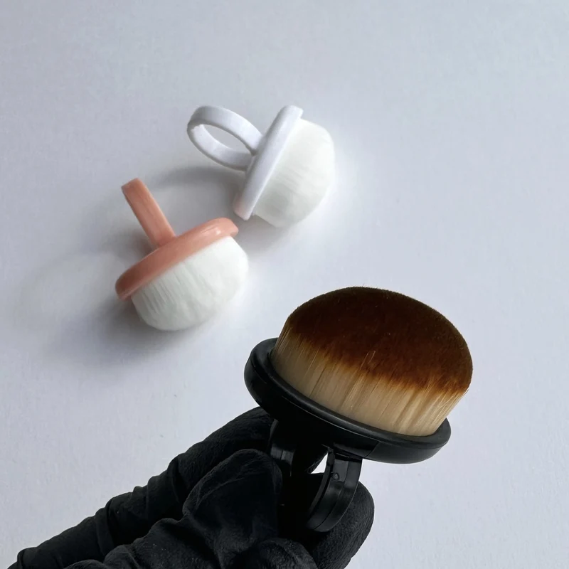 SET 3 st. - STAUBPINSEL Ringform (Black, Rose, White)