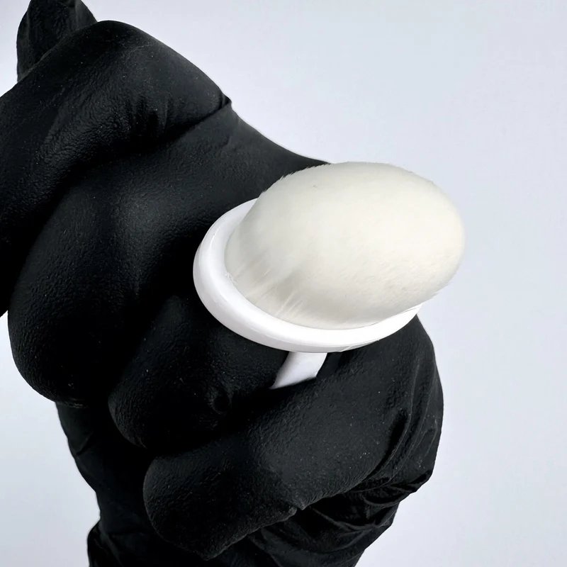 SET 3 st. - STAUBPINSEL Ringform (Black, Rose, White)