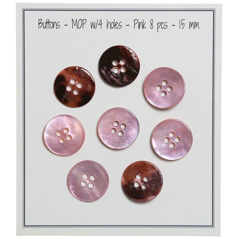 Perlmutt Knöpfe - Pink
