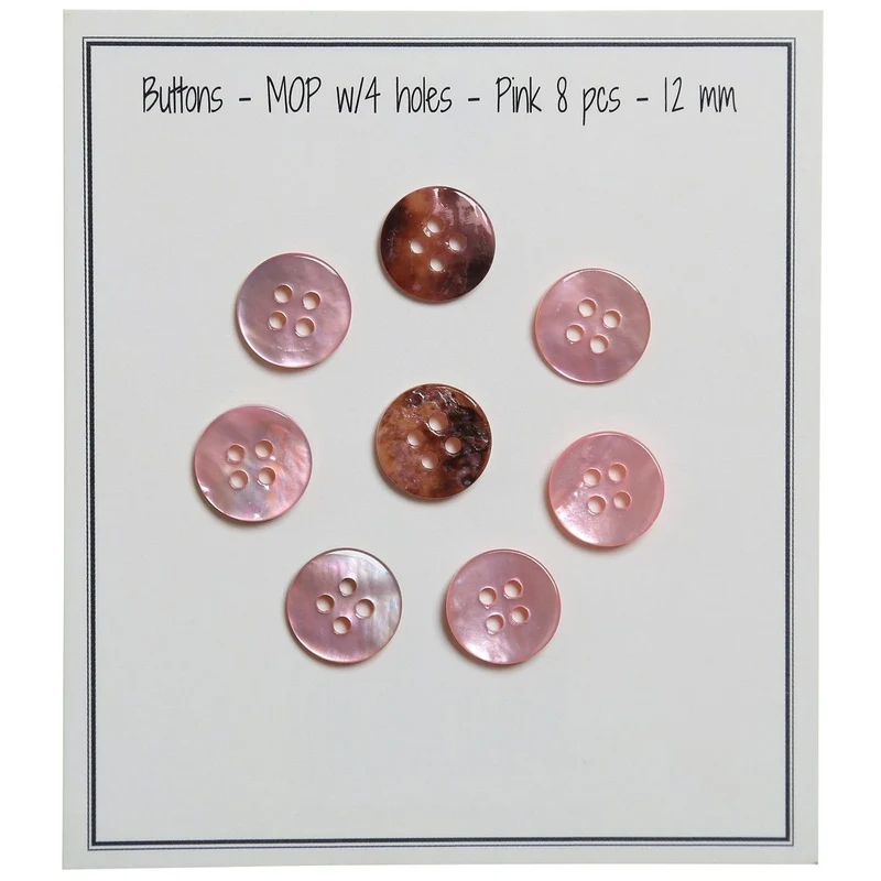Perlmutt Knöpfe - Pink