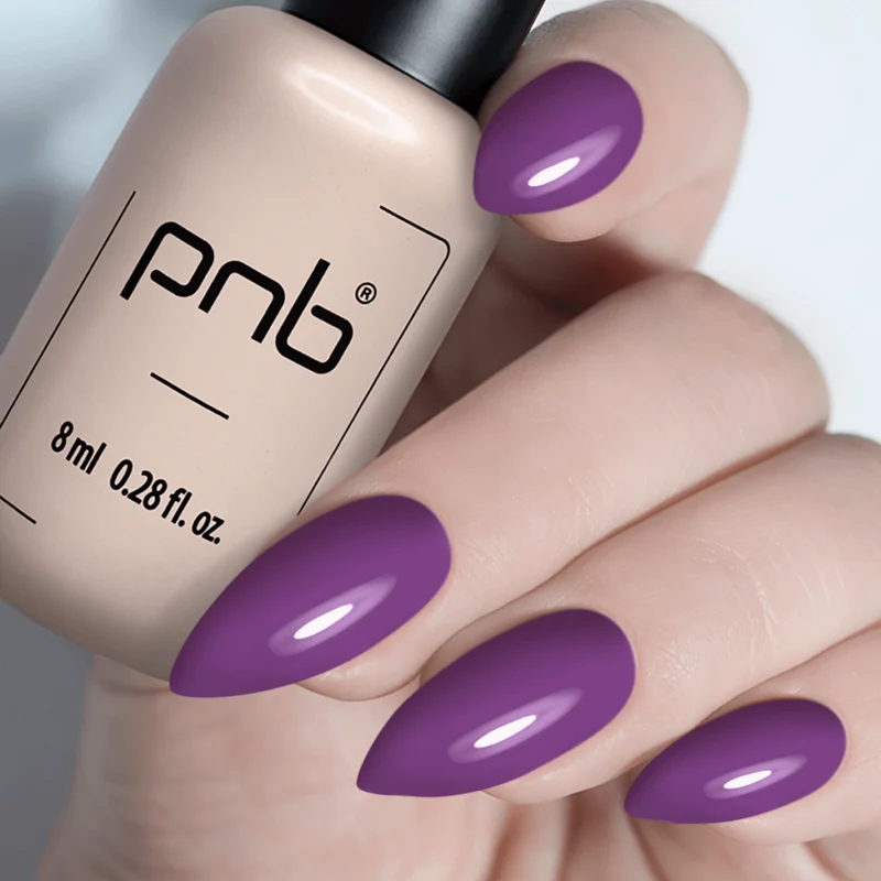 PNB purple gel nail polish 346 Aura