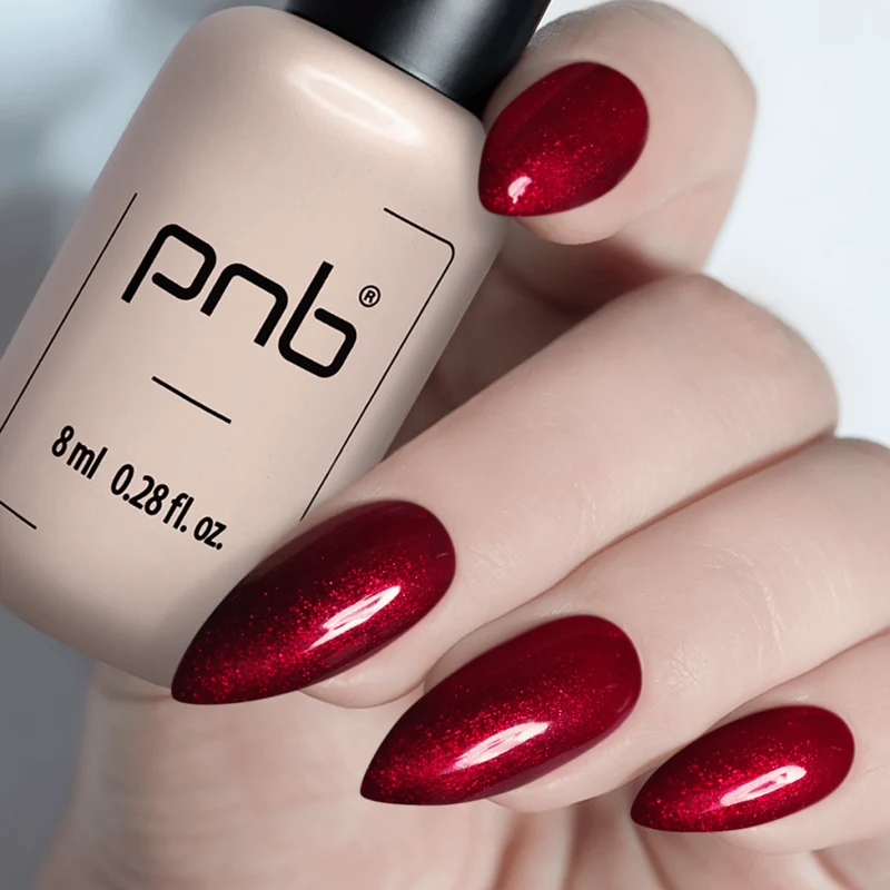 PNB red gel nail polish 240 Fa