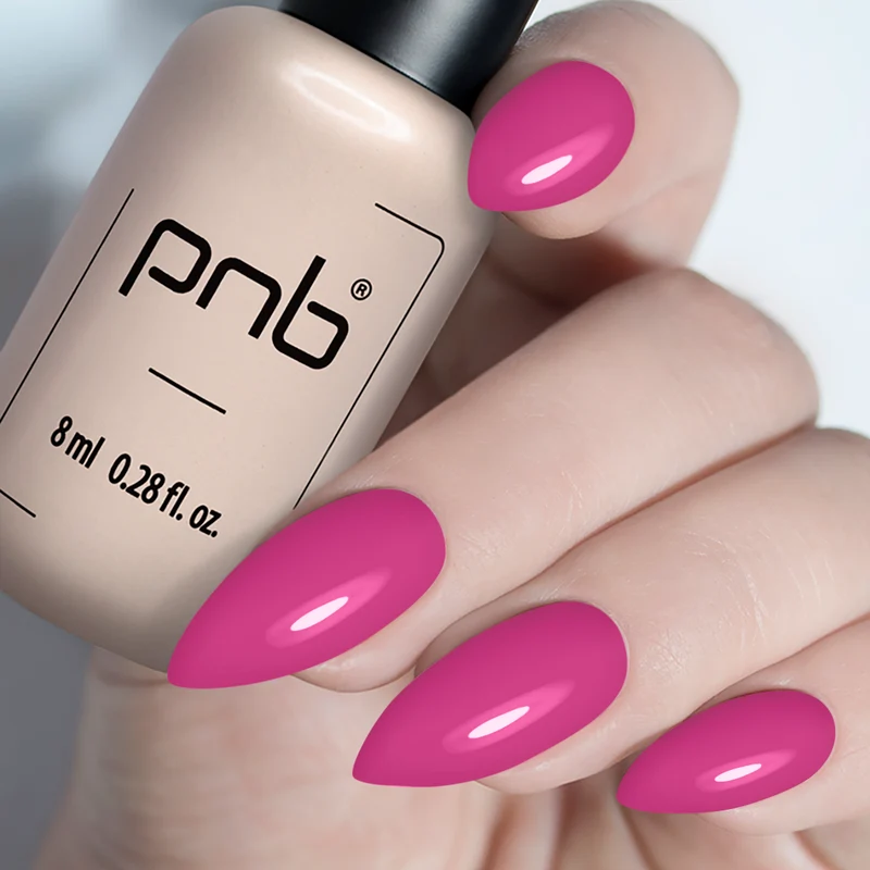 PNB pink gel nail polish 378 Magenta Pleasure