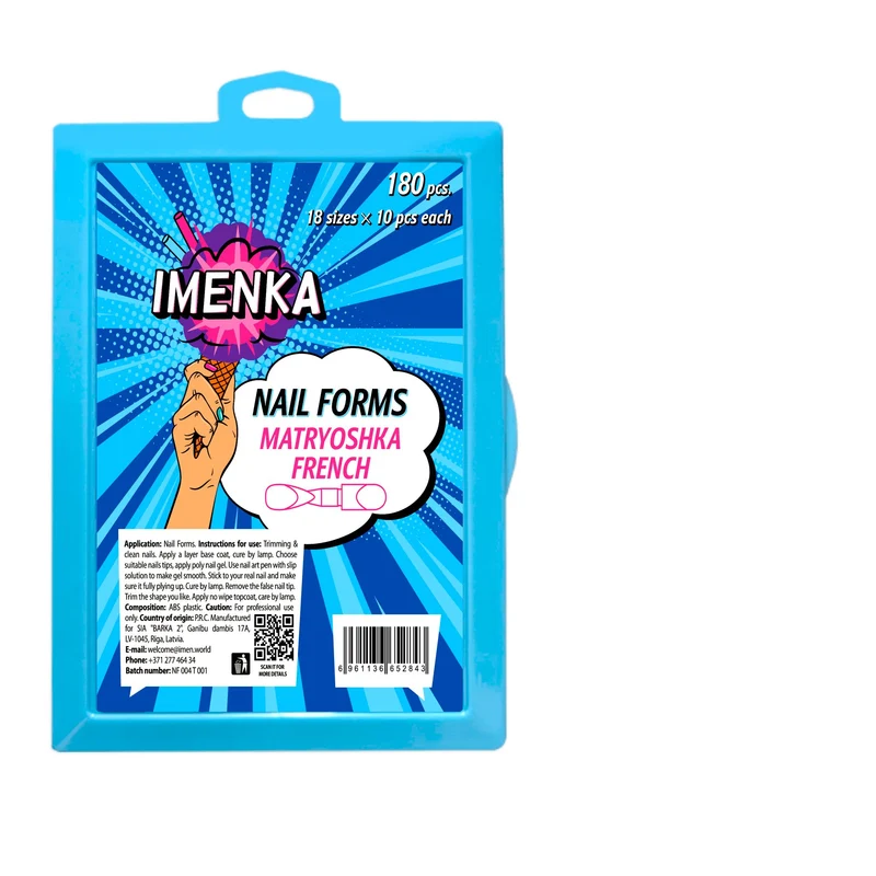 Nail Forms "Matryoshka French" 180 Stk. von Imen