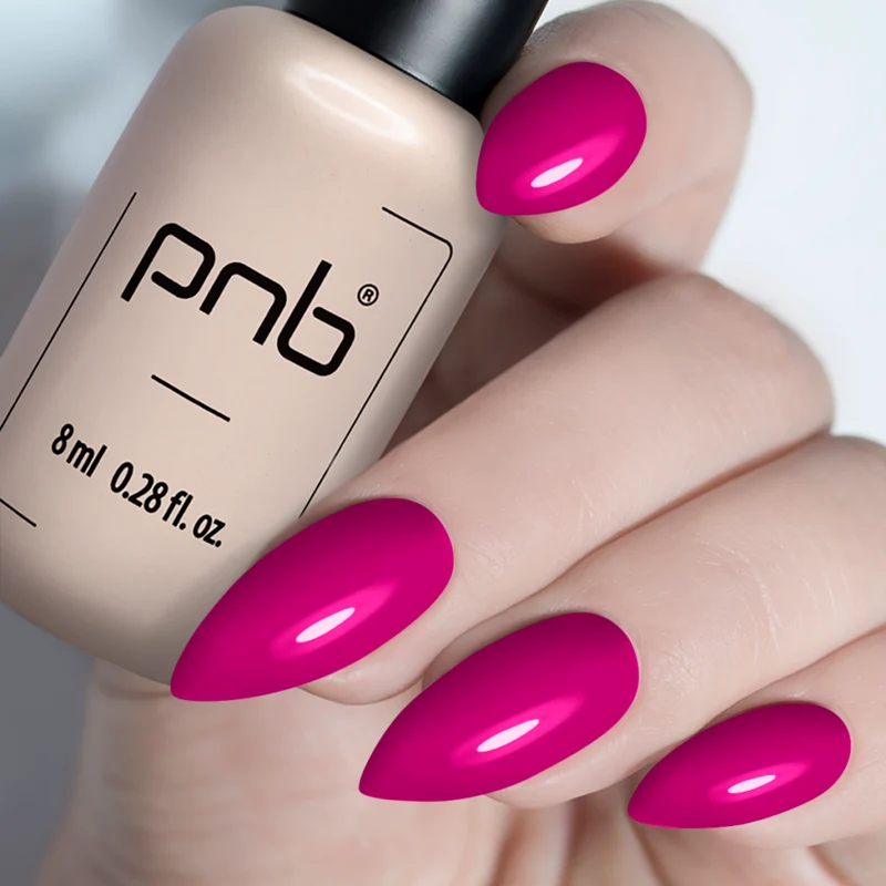 PNB pink gel nail polish 377 Passionate Pink