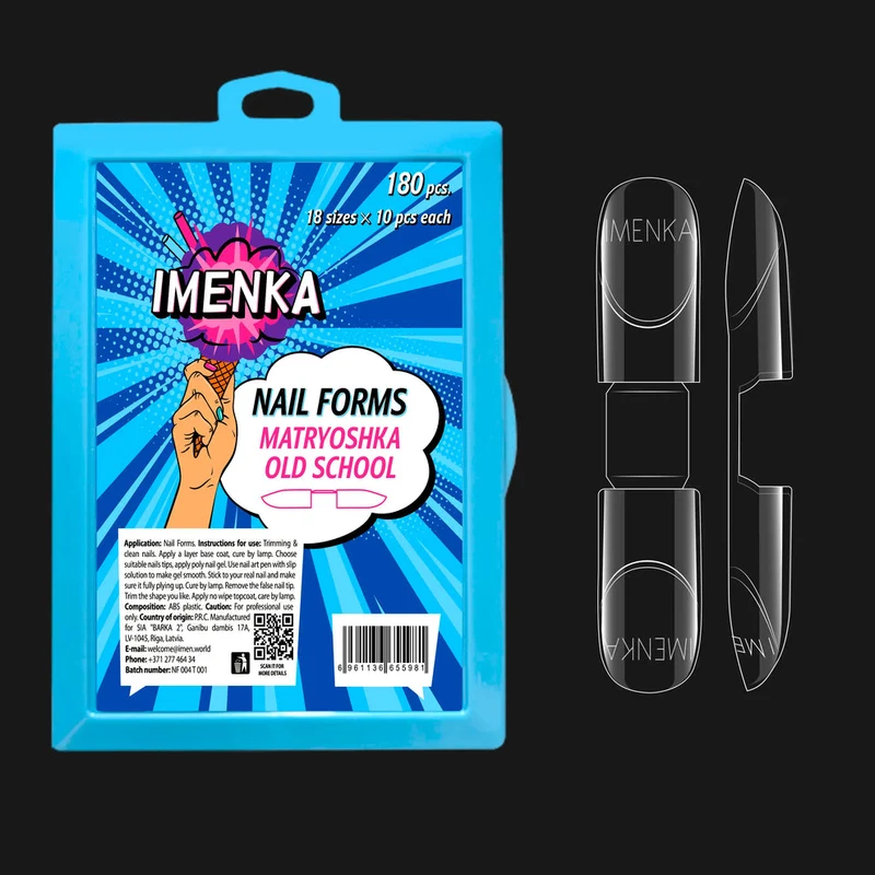 Nail Forms "Matryoshka Old School" 180 Stk. von Imen