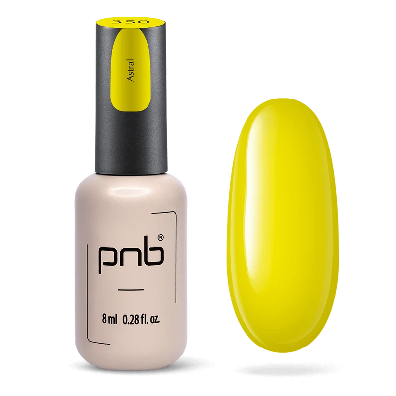 PNB yellow gel nail polish 350 Astral