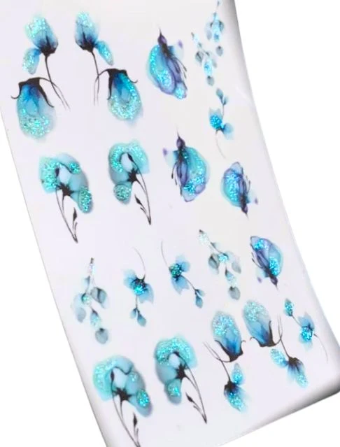 INKVICTUS flower nail decals / sliders 5221