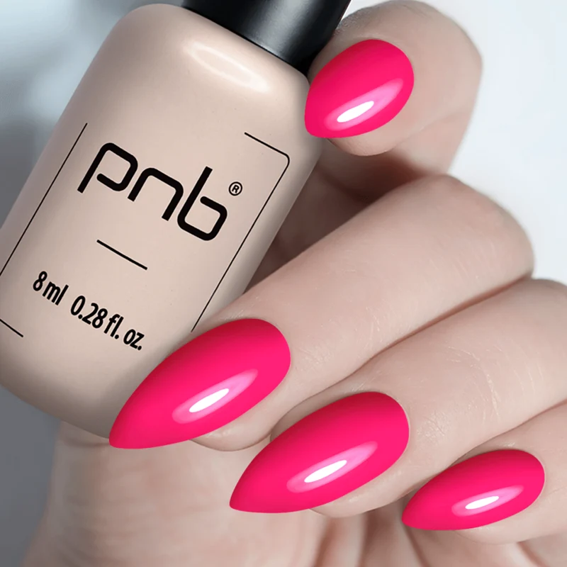 PNB pink gel nail polish 348 Chakra