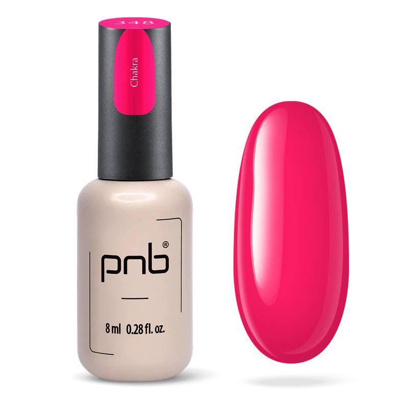 PNB pink gel nail polish 348 Chakra