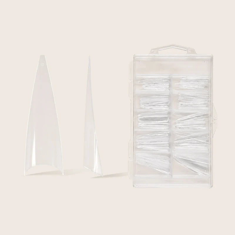 Tipkasten Stiletto "Long" Clear 100St.