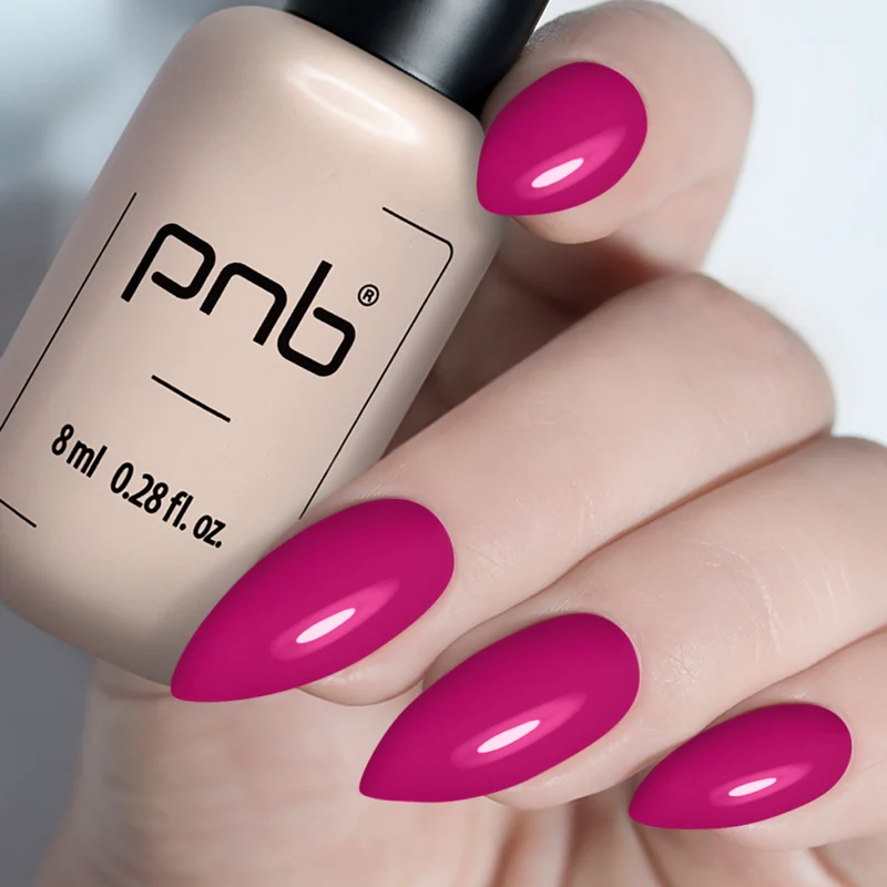 PNB pink gel nail polish 376 Fuchsia Fetish