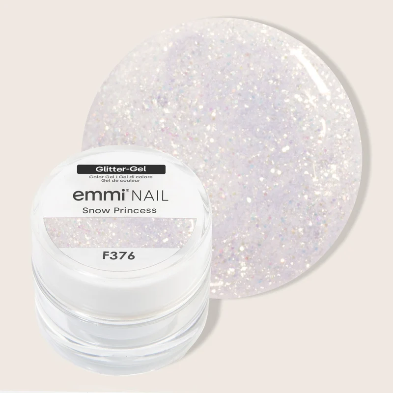 Glitter Farbgel Snow Princess 5ml | F376