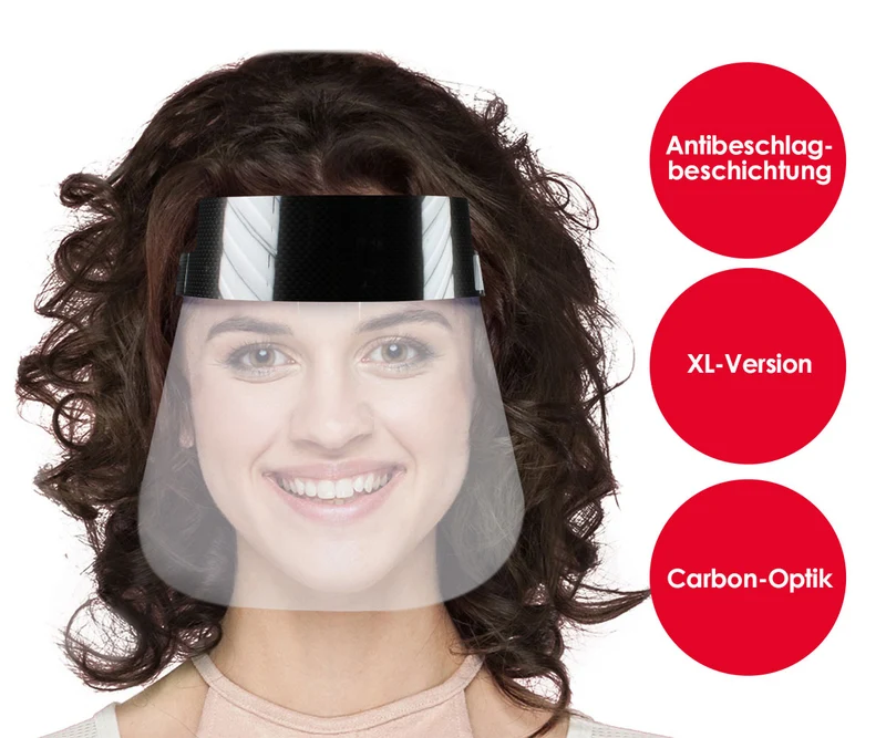 Gesichtsschutz carbon