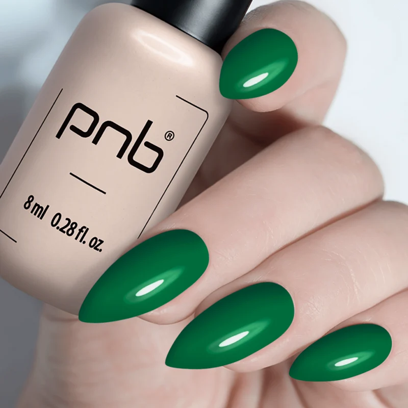 PNB green gel nail polish 352 Zen