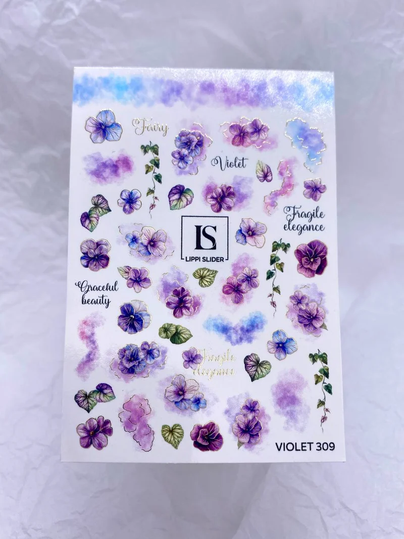 Slider "Violet" 309 (Wasserlösliche Aufkleber) von Lippi Slider