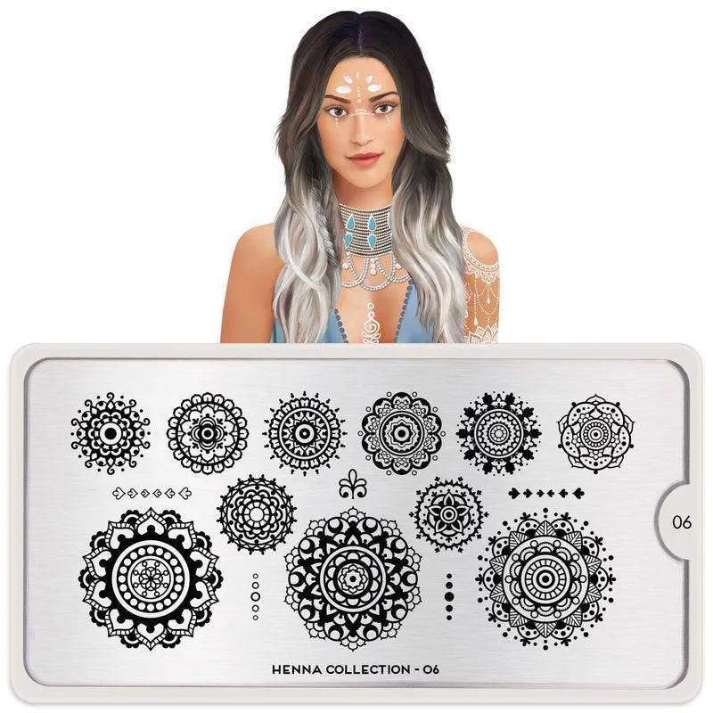 MoYou-London Schablone Henna 06