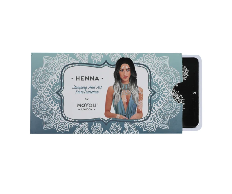 MoYou-London Schablone Henna 06