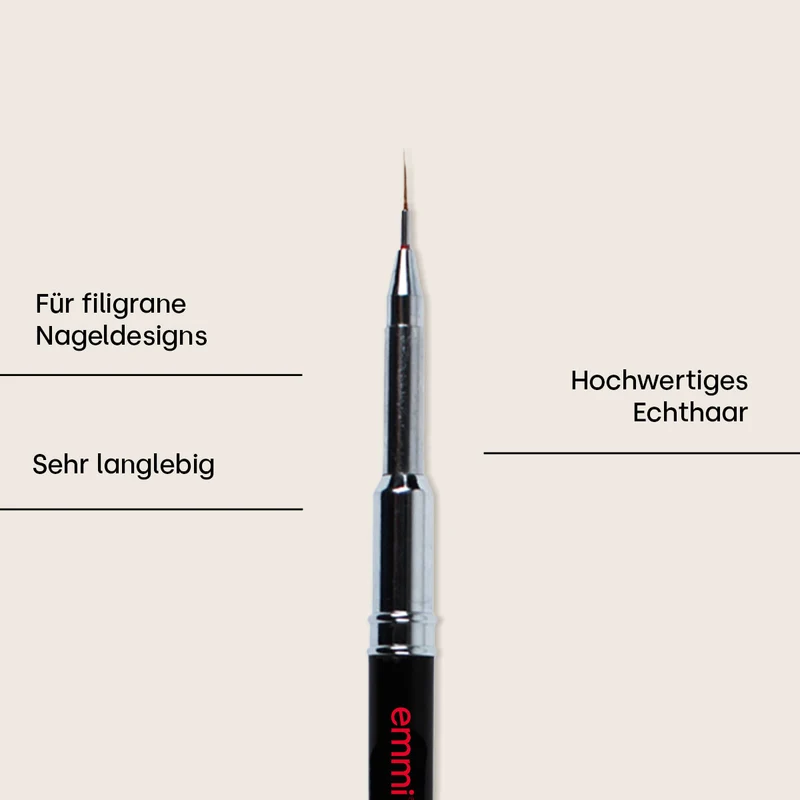 Nail Art Fineliner Pinsel 9mm | 0