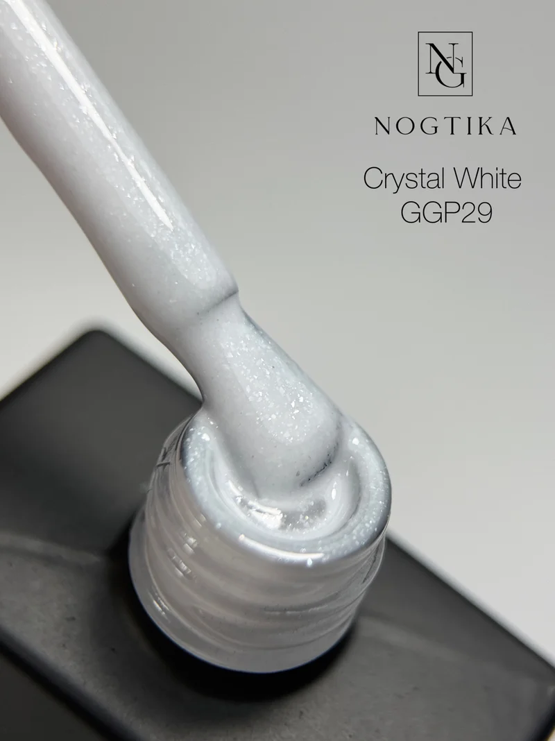 Glitter Gel Polish # 29 Crystal White (12ml) TPO-free